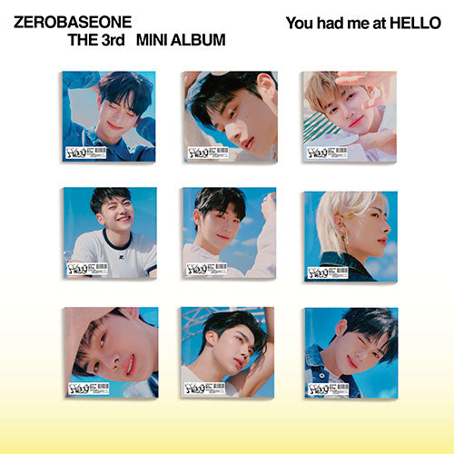 ZEROBASEONE - 3rd Mini Album : You had me at HELLO (Digipack Ver)