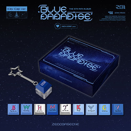 ZEROBASEONE - 5th Mini Album : BLUE PARADISE (Key Cap Ver)