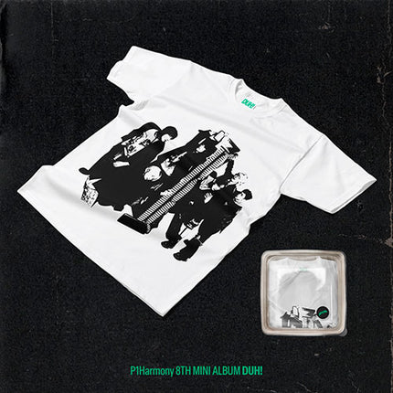 P1Harmony - 8th Mini Album : DUH! (MD/Plain White T Ver)