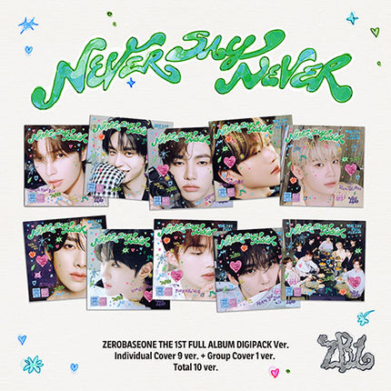 ZEROBASEONE - 1st Full Album : NEVER SAY NEVER (DIGIPACK Ver)