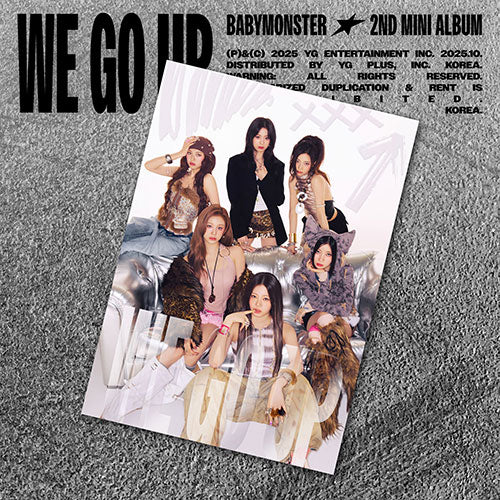 BABYMONSTER - 2nd Mini Album : WE GO UP (POSTCARD Ver)