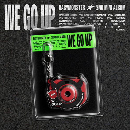 BABYMONSTER - 2nd Mini Album : WE GO UP (MINI BEAM KEYRING Ver)
