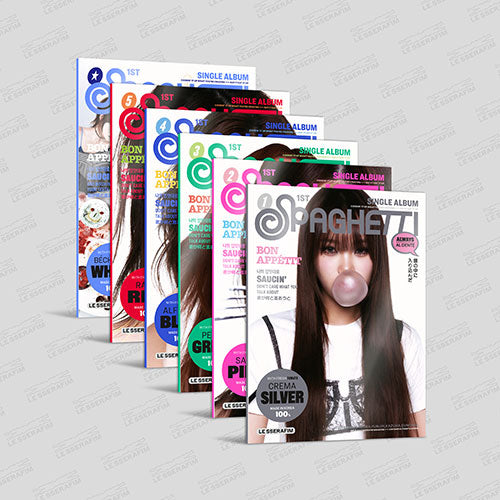 LE SSERAFIM - 1st Single Album : SPAGHETTI (COMPACT Ver.)