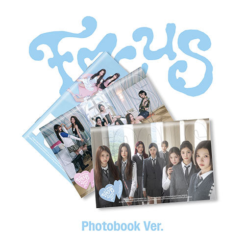 Hearts2Hearts - 1st Mini Album : FOCUS (Photobook Ver)