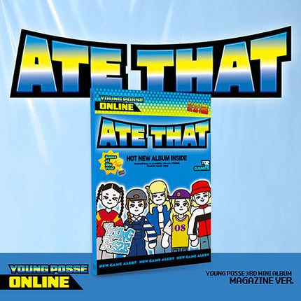 YOUNG POSSE - 3rd Mini Album : ATE THAT (Magazine Ver)