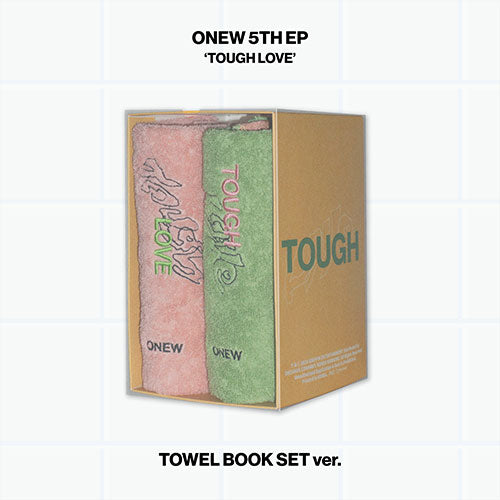 SHINee ONEW - 5th Mini Album : TOUGH LOVE (TOWEL BOOK Ver)