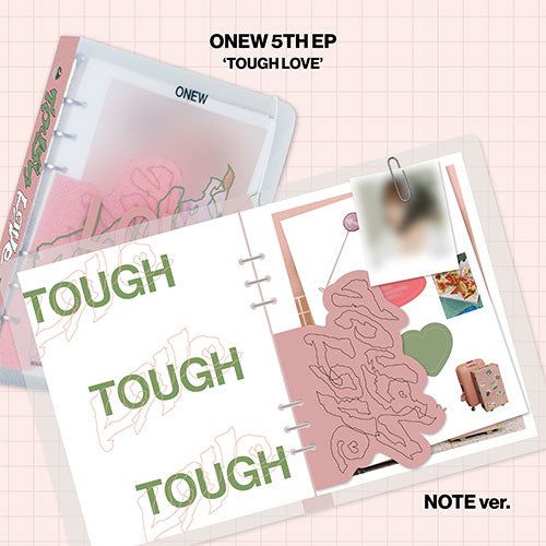 SHINee ONEW - 5th Mini Album : TOUGH LOVE (NOTE Ver)