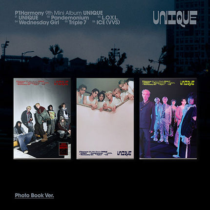 [SALE] P1Harmony - UNIQUE 9th Mini Album Photobook Ver Official K-POP Album