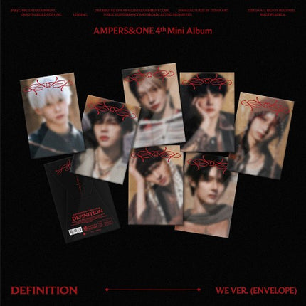 AMPERS&ONE - DEFINITION 4th Mini Album WE Ver K-POP ALBUM