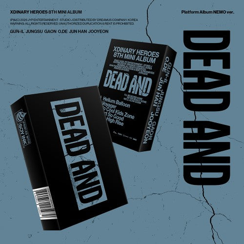 Xdinary-Heroes DEAD AND 8th Mini Album Platform Album NEMO Ver K-POP ALBUM