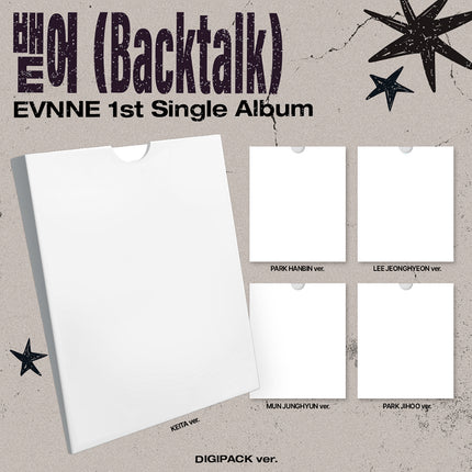 EVNNE - Backtalk 뱉어 1st Single Album DIGIPACK Ver