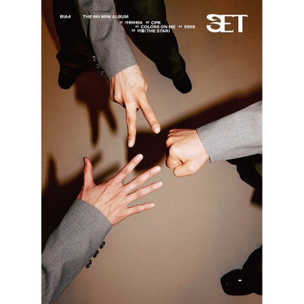 B1A4 - SET 9th Mini Ablum (One 하나 Ver / Two 둘 Ver / Three 셋 Ver)