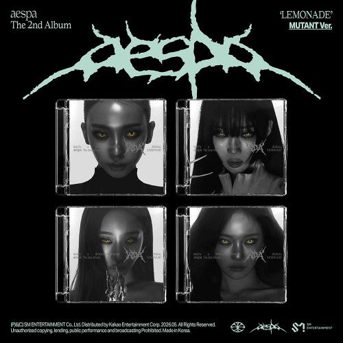 aespa - LEMONADE 2nd Full Ablum MUTANT Ver (Member Selection)