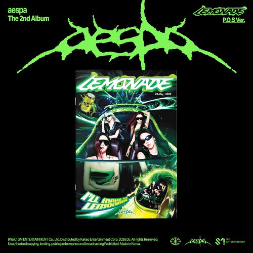 aespa - LEMONADE 2nd Full Ablum P.O.S Ver