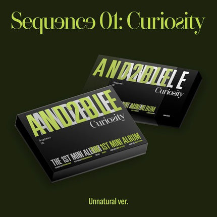 [SALE] AND2BLE - Sequence 01: Curiosity 1st Mini Album Photobook Ver (Unnatural / Gazed / Break Ver)