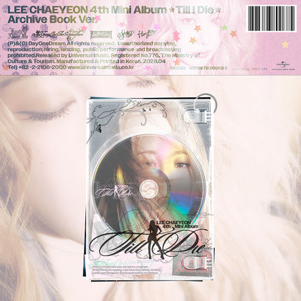 LEE CHAEYEON - Till I Die 4th Mini Album Archive Book Ver