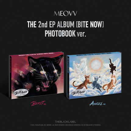 MEOVV - BITE NOW 2nd EP Album Photobook Ver (BEAST / ANGEL Ver / SET)
