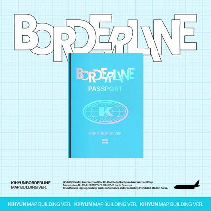 MONSTA X KIHYUN - BORDERLINE EP Album MAP BUILDING Ver. (Limited Edition)