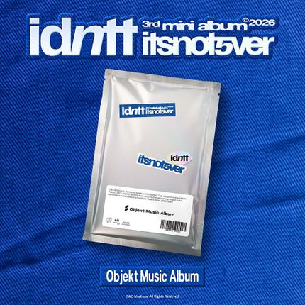 idntt - itsnotover 3rd Mini Album Objekt Music Album Ver.