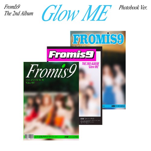 fromis_9 - Glow ME 2nd Full Album Photobook Ver (Sparkling Green/ Pink / Blue Ver)