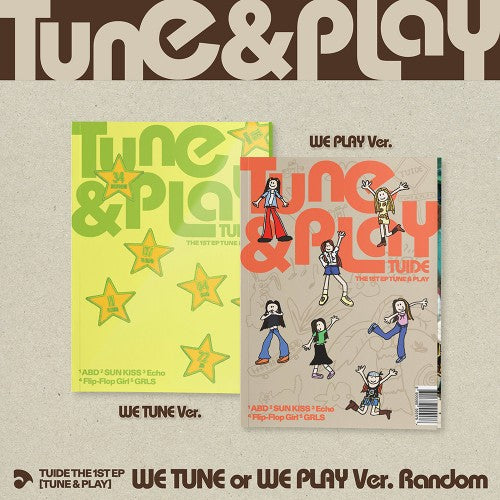 TUIDE - TUNE & PLAY 1st EP Album Photobook Ver. (WE TUNE / WE PLAY / Set Ver)