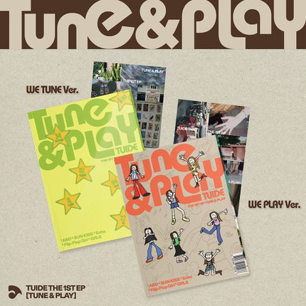 [SET] TUIDE - TUNE & PLAY 1st EP Album 2 Photobook Ver + 2 WEVERSE ALBUMS