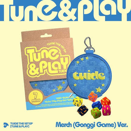 TUIDE - TUNE & PLAY 1st EP Album MERCH (Gonggi Game) Ver.