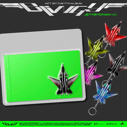 NCT 127 - BLINGY 7th Full Album JET Keychain Ver. (Smart Album)