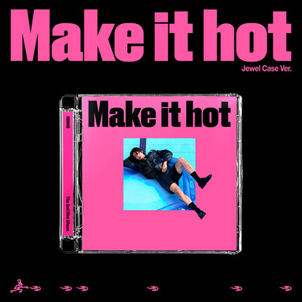 [SET] SHINee MINHO - Make it hot 2nd Mini Album Hot island 2Ver + Jewel Case + SMini