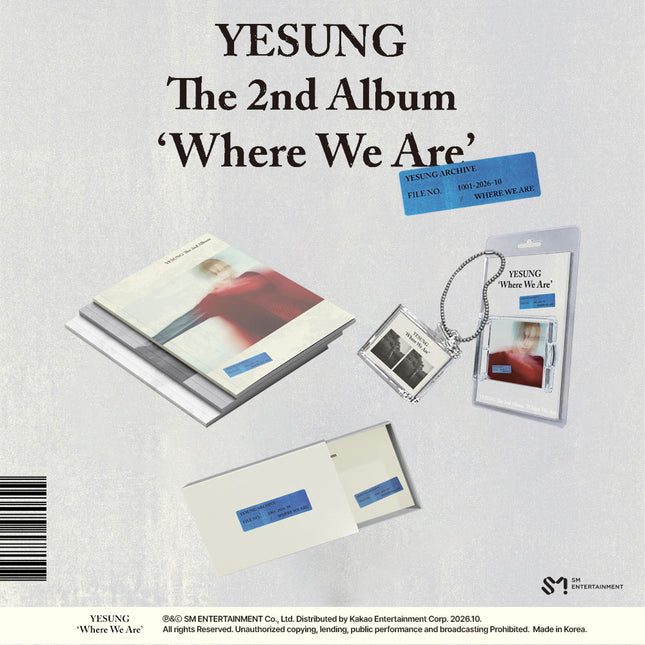 [SET] Super junior YESUNG - Where We Are 2nd Full Album 3 Photobook + SMini + QR Ver.