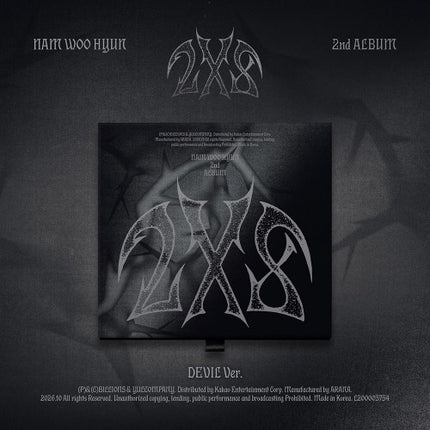 INFINITE Nam Woohyun - 2X8 2nd Full Album (MIDNIGHT Ver / DEVIL Ver / Set)