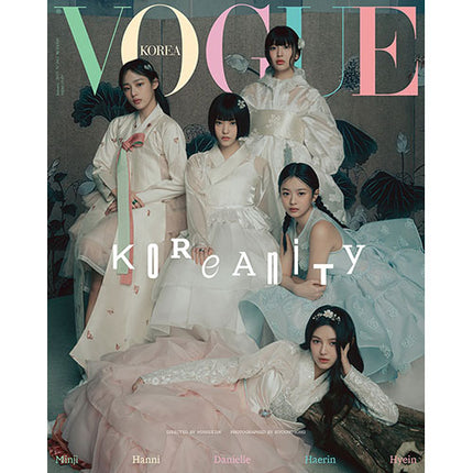 VOGUE KOREA Magazine – January 2025 (NewJeans Cover)[A Ver]