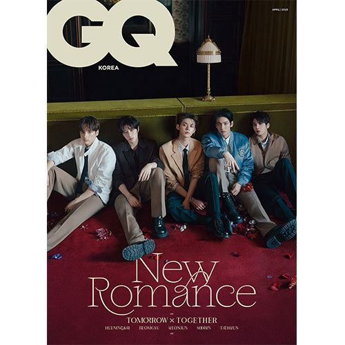 GQ Korea April 2025 Magazine – TOMORROW X TOGETHER (TXT) Cover Type A