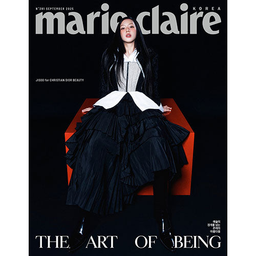 Marie Claire Korea September 2025 Magazine – JISOO Cover Type A