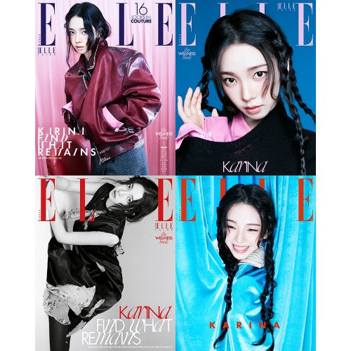 aespa KARINA - Cover ELLE Magazine September 2026. (IU Included)