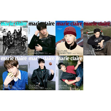 ENHYPEN marie claire korea Magazine Nov 2026 + ENHYPEN poster on-pack gift.