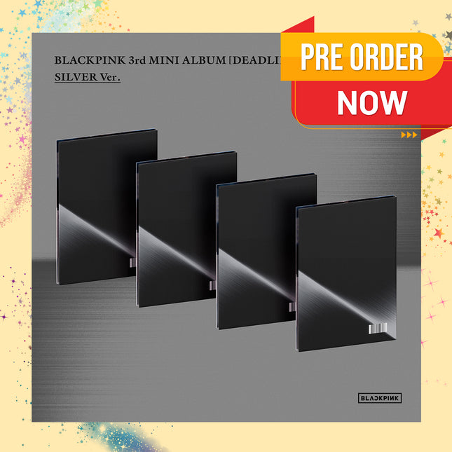 [POB] BLACKPINK - 3rd Mini Album : DEADLINE (SILVER Ver)