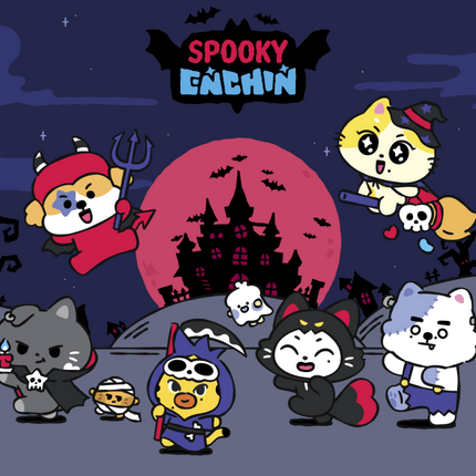 ENHYPEN - Spooky ENCHIN Official Light Stick Deco Figure (Member Selection)