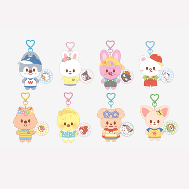Stray Kids - SKZOO X SANRIO CHARACTERS 3.94 inches PLUSH MINI PICKET Ver
