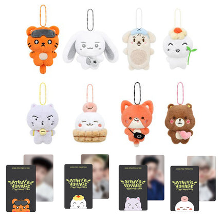 ATEEZ Official MD PLUSH Keyring 2026 Ver +Photocard Set
