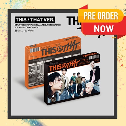 [POB] Stray Kids - THIS & THAT 10th Mini Album Photobook Ver (THIS / THAT / Set)