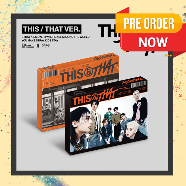 [POB] Stray Kids - THIS & THAT 10th Mini Album Photobook Ver (THIS / THAT / Set)