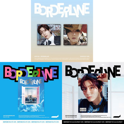 [SET] MONSTA X KIHYUN - BORDERLINE EP Album THE 3rd JOURNEY + ROUTE + 2Ver DIGIPACK Set.
