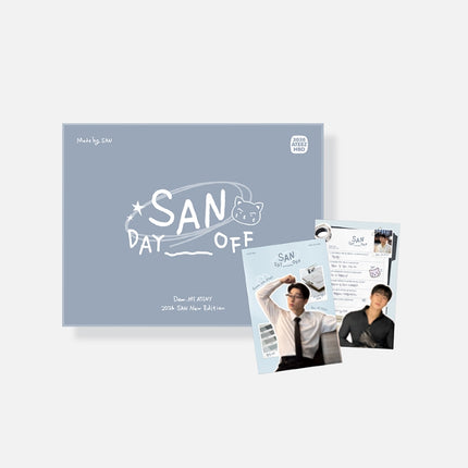 ATEEZ SAN - SAN : DAY OFF Shoulder Bag + Pouch + Keyring + Photocard Set