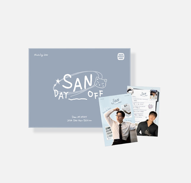ATEEZ SAN - SAN : DAY OFF Shoulder Bag + Pouch + Keyring + Photocard Set