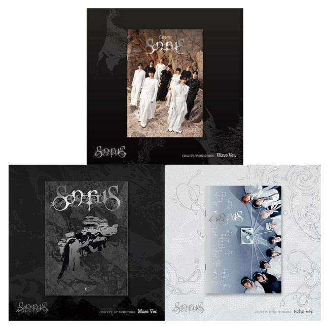 CRAVITY - sonorous EP Album Photobook Ver. (ECHO / MUSE / Wave / Set Ver)