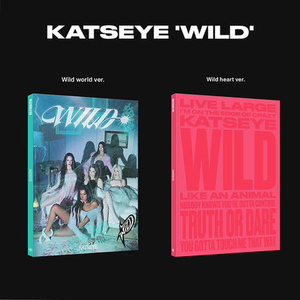 KATSEYE - WILD 3rd EP Album Photobook Ver (Wild world Ver / Wild heart Ver)
