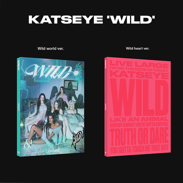 KATSEYE - WILD 3rd EP Album Photobook Ver (Wild world Ver / Wild heart Ver)