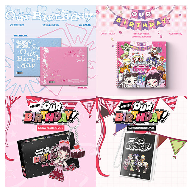 [SET] OURBIRTHDAY - Our Birthday 1st Single Album ALL SET