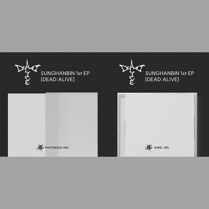 [SET] ZEROBASEONE SUNGHANBIN - DEAD:ALIVE 1st Mini Album 3Ver Photobook + 2Ver JEWEL Set.
